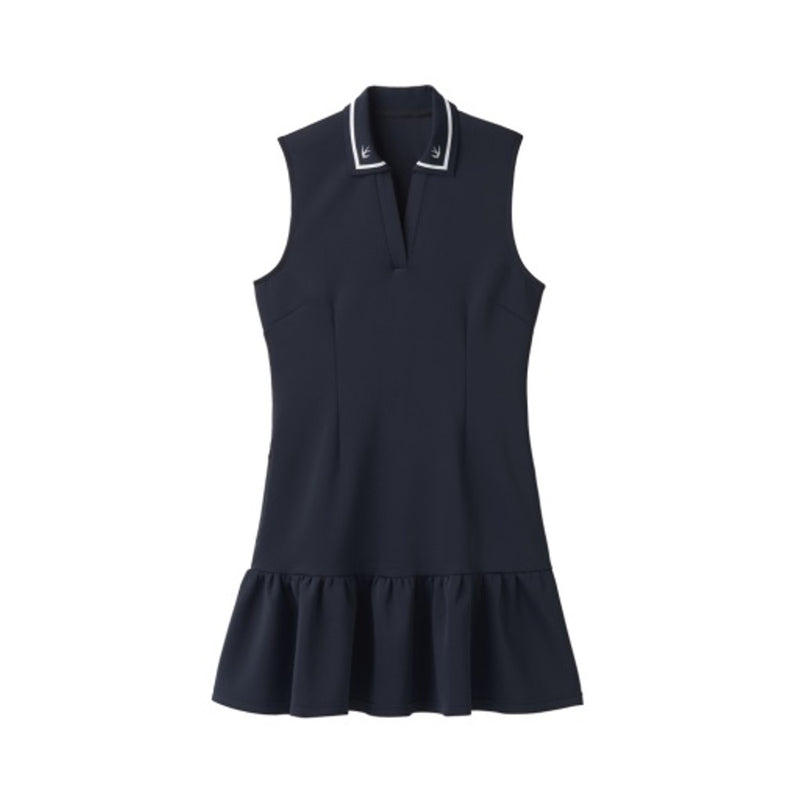 Tilley - Womens Contrast Collar Ruffle Dress