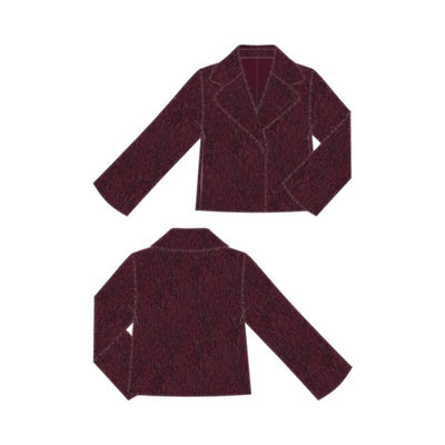 Liverpool Los Angeles - Womens Collared Faux Fur Jacket