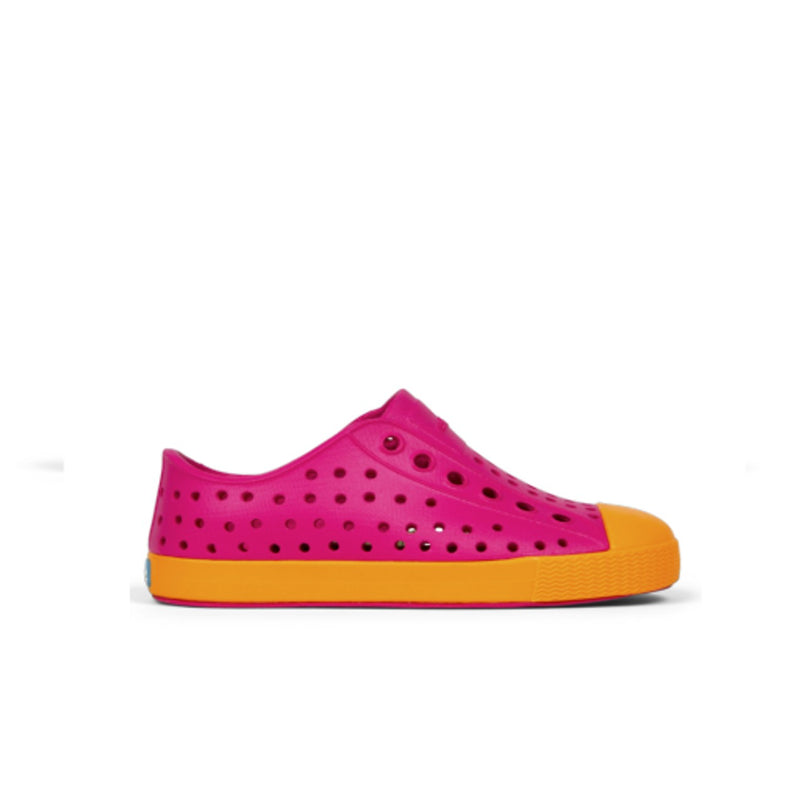 Native Shoes - Unisex Jefferson Kids - Radberry Pink/ Pylon Orange