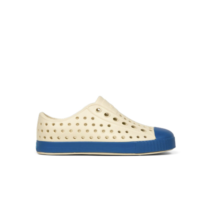 Native Shoes - Unisex Jefferson Kids - Bone White/ Omura Blue