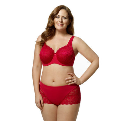 Elila - Womens Stretch Lace Cheeky Panty