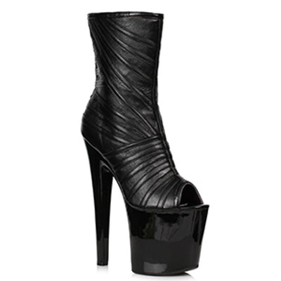 Ellie Shoes - 8" Open Toe Bootie