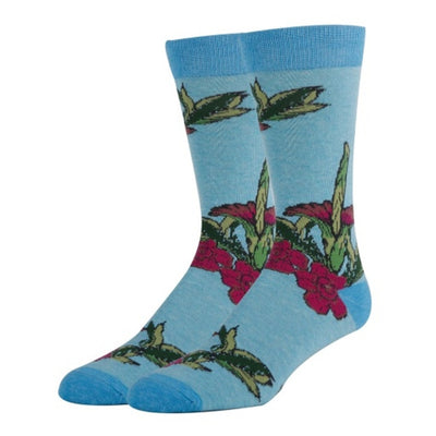 Oooh Yeah - Mens Corpse Floral-Novelty-Mens Crew Socks