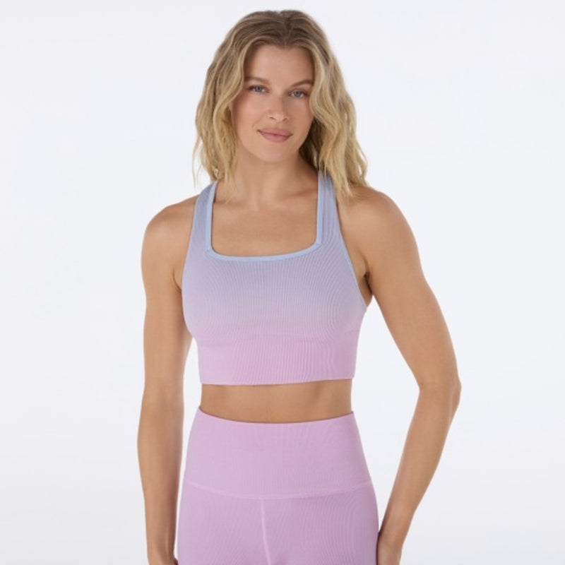Thirty Three Threads - Unisex Seamless Racerback Rib Bra Mirage