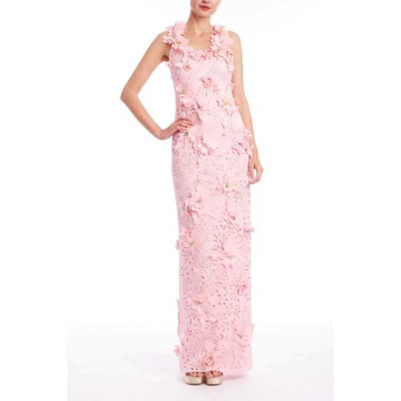 Badgley Mischka - Womens Scuba 3d Flowers