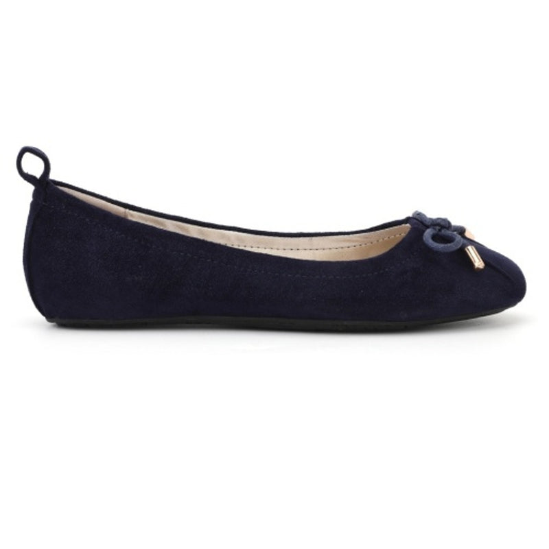 Yosi Samra - Kids Miss Sheila Ballet Flat in Midnight Blue Kids