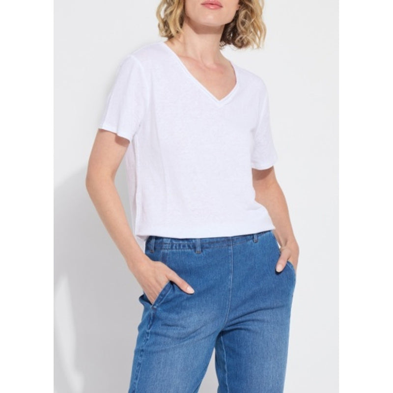 Lysse - Womens Cyrus Box-Cut V-Neck Tee