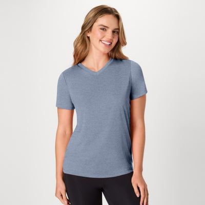 Hanes - Womens Sport Cool Dri Womens Performance V-Neck T-Shirt 5-Pack