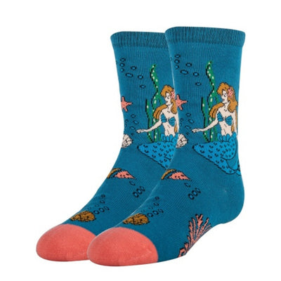 Oooh Yeah - Kids Mermaid Splash-Kids Crew Socks