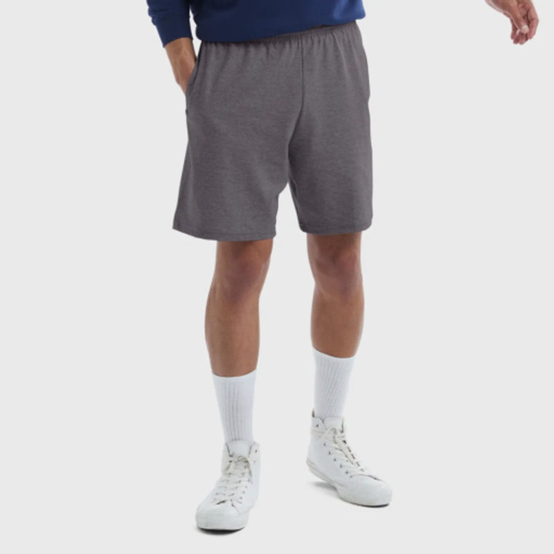 Hanes - Mens Essentials Mens Cotton Shorts with Pockets 7.5