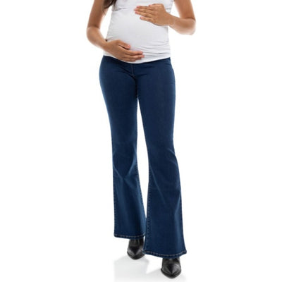 1822 Denim - Womens 33" Maternity Better Butter Slim Boot with Bellyband