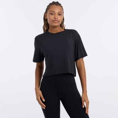 Thirty Three Threads - Unisex Crop Tee Ebony