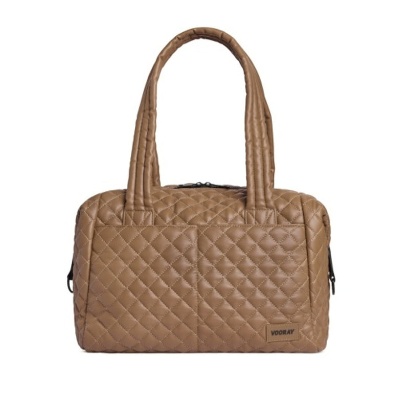 Thirty Three Threads - Unisex Alana Duffel Quilted Tan