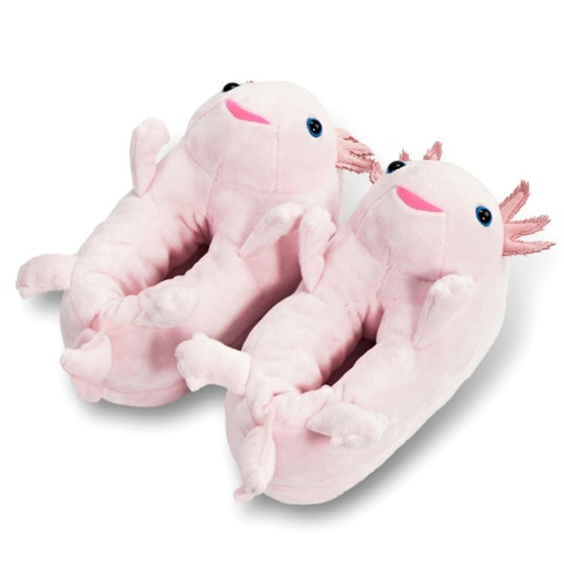 Oooh Yeah - Kids Axolotl Hugs Kids Plush Hugger Slippers
