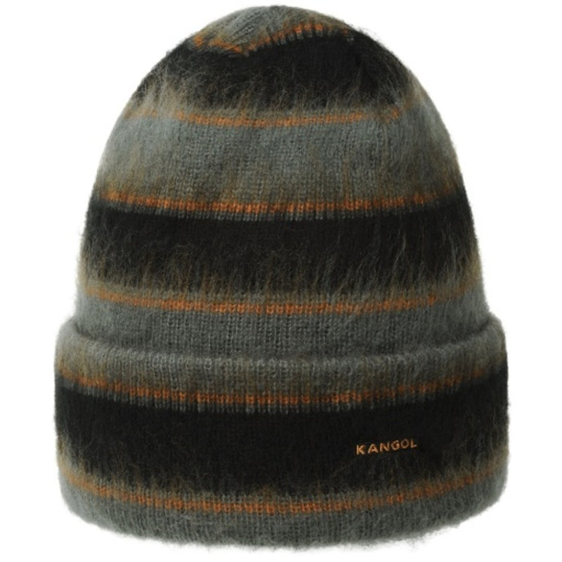 Kangol - Unisex Fuzzy Stripe Beanie