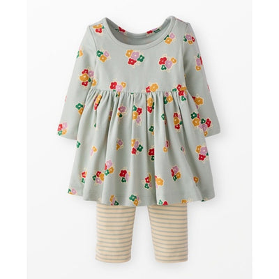 Hanna Andersson - Baby Long Sleeve Skater Dress & Leggings Set