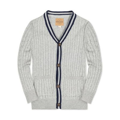 Hope & Henry - Boys Organic Cable Cardigan