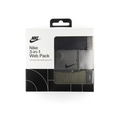 Nike - Will Leather Goods Mens 3-in-1 Web Pack with Outsole Buckle