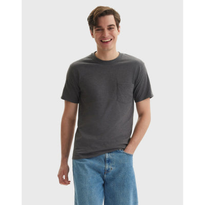 Hanes - Unisex Beefy-T Unisex Cotton Pocket T-Shirt
