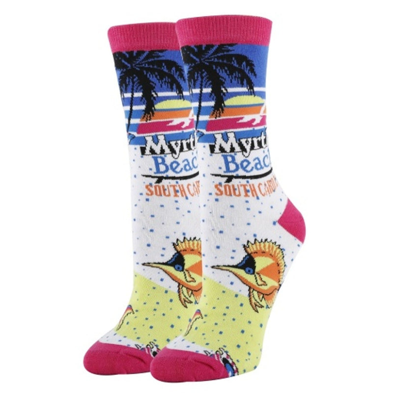 Oooh Yeah - Womens Myrtle Beach Womens Crew Socks
