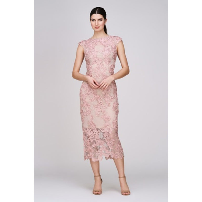 JS Collections - Womens Elexis Soutache Tea Dress