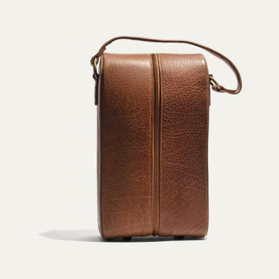 WILL Leather Goods - Unisex Hard Double Leather Wine Case