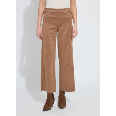 Lysse - Womens Vionette Vegan Suede Wide Leg Trouser