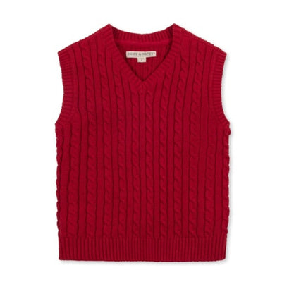 Hope & Henry - Boys Organic Cable Sweater Vest