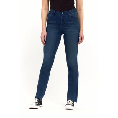 1822 Denim - Womens 30" Better Butter Mid-Rise Slim Straight