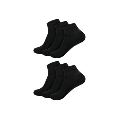Hanes - Womens Ultimate Womens Ankle Socks Cushioned 6-Pairs