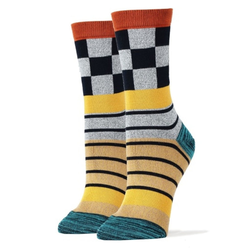 Oooh Yeah - Womens Bamboo Crew Socks Madison Ave