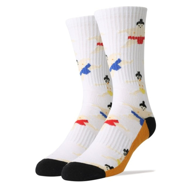 Oooh Yeah - Mens Athletic Crew Super Sumo White
