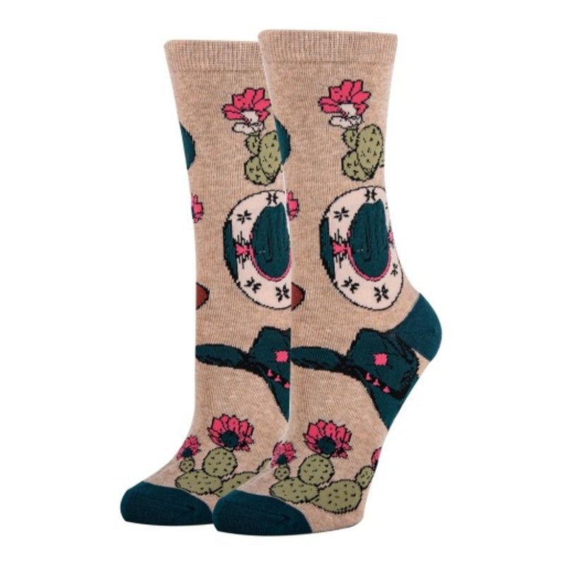 Oooh Yeah - Womens Sombrero Novelty Womens Crew Socks