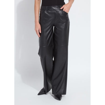 Lysse - Womens Azara Wide Leg Vegan Leather Pant