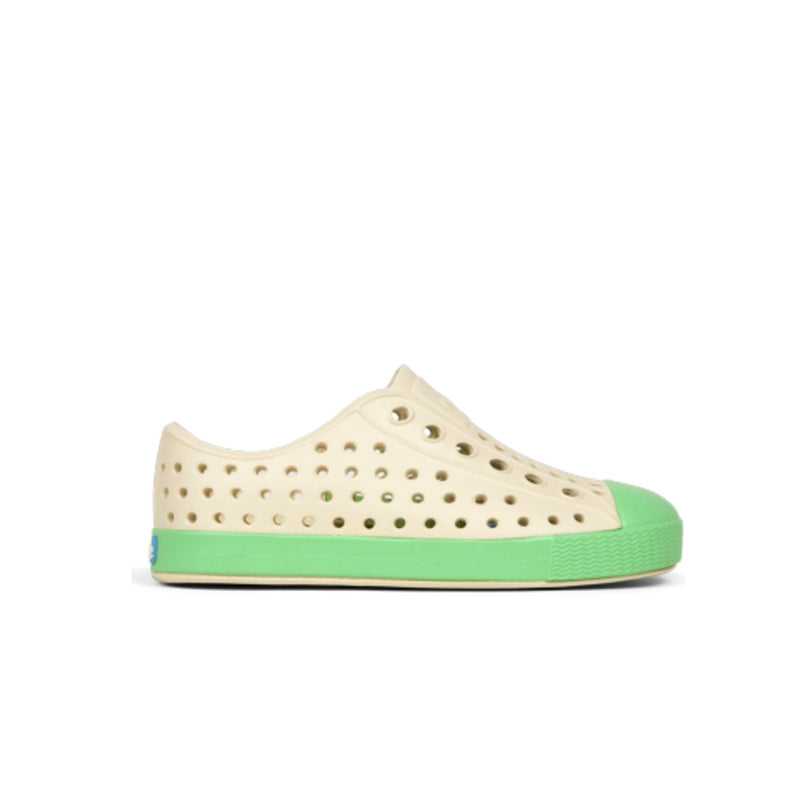 Native Shoes - Unisex Jefferson Kids - Bone White/ Gelato Green
