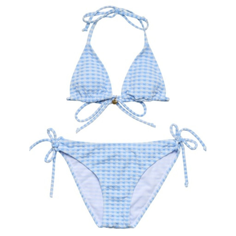 Snapper Rock - Girls Seaside Gingham Teen Triangle Bikini