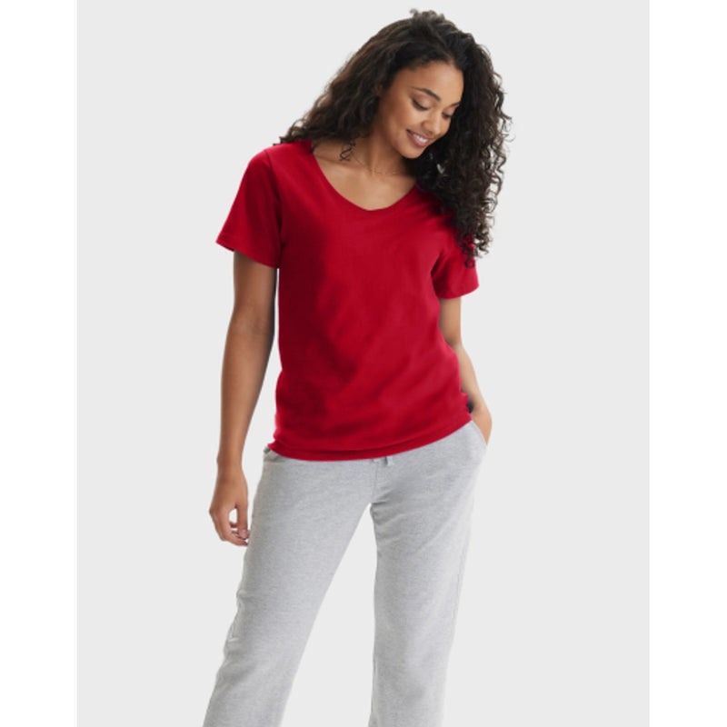 Hanes - Womens Perfect-T Womens V-Neck Cotton T-Shirt