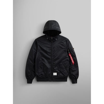 Alpha Industries - Mens Ma-1 Hooded Relaxed Fit Flight Jacket (Oxford)
