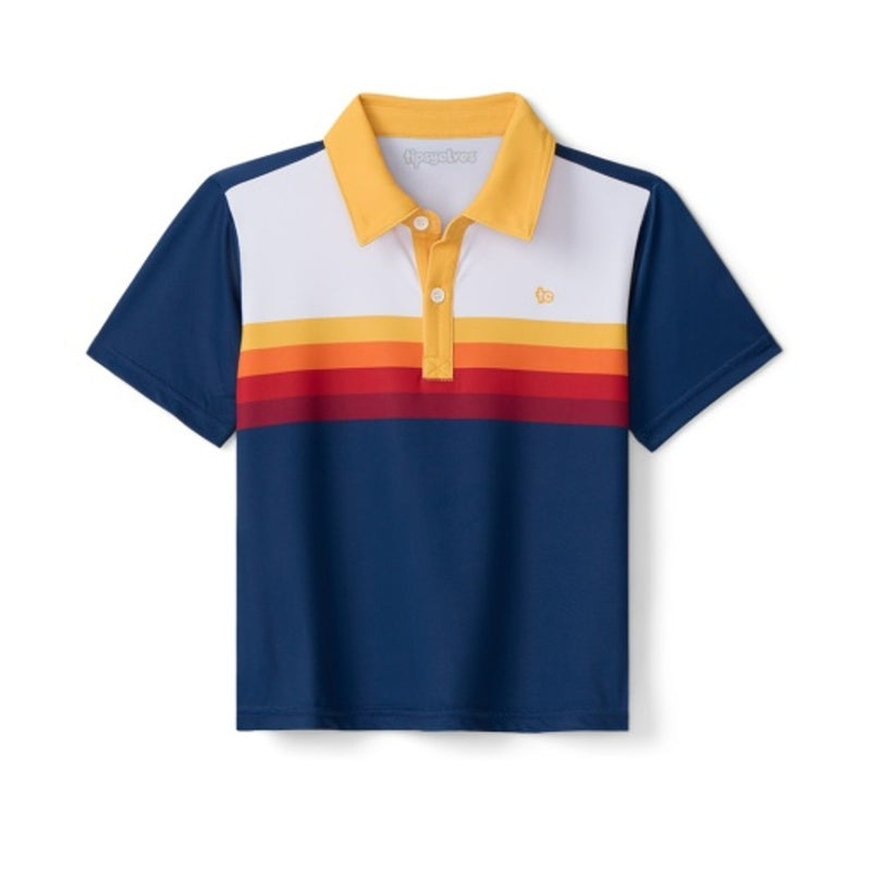 Tipsy Elves - Baby Toddler Slice of Sunset Golf Polo