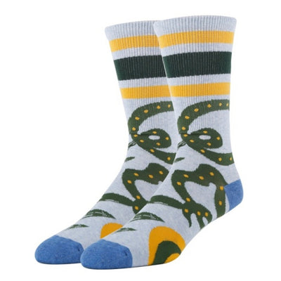 Oooh Yeah - Mens Serpant Kiss-Athletic-Mens Crew Socks