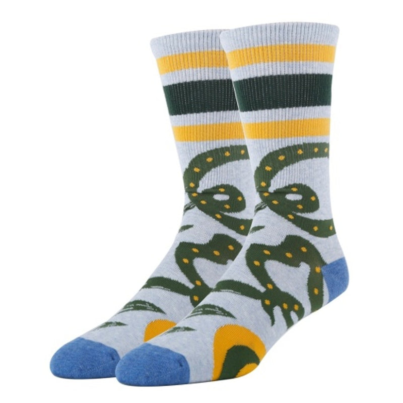 Oooh Yeah - Mens Serpant Kiss-Athletic-Mens Crew Socks