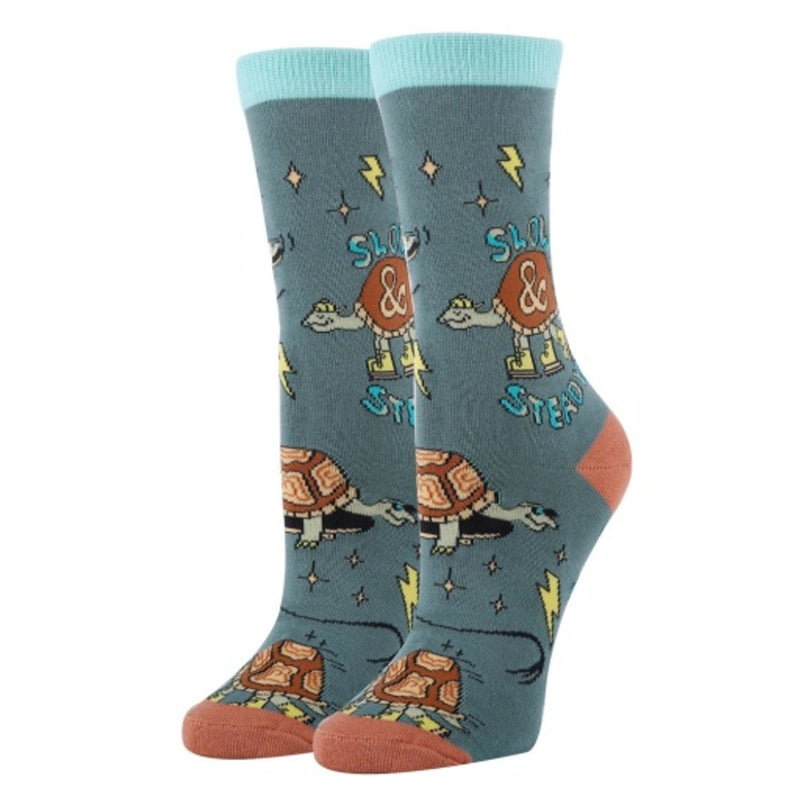 Oooh Yeah - Womens Slow & Steady-Womens Crew Socks