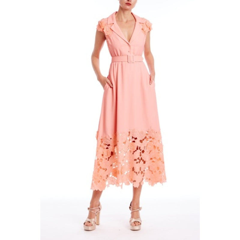 Badgley Mischka - Womens Lace Hem Combo