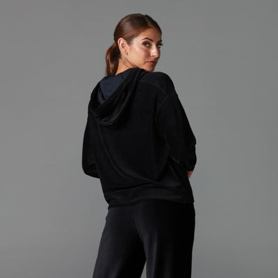 Thirty Three Threads - Unisex Brushed Rib Pullover Hoodie Ebony