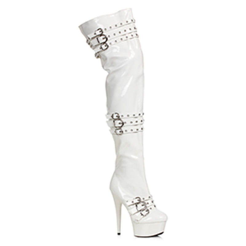 Ellie Shoes - 6" Stilitto Stretch Thigh High Boots