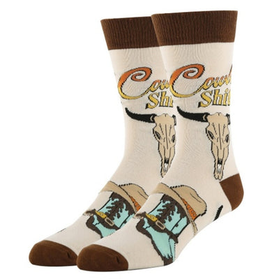 Oooh Yeah - Mens Cowboy Mens Crew Socks