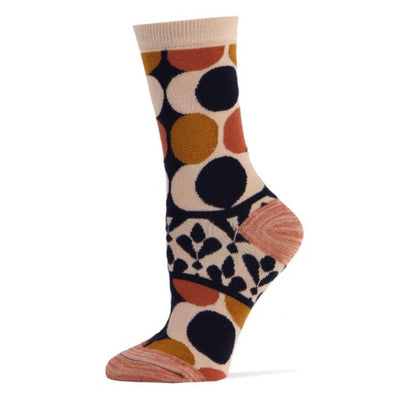 Oooh Yeah - Womens Cosmic Sounds Black Label Bamboo Crew Socks, Womens