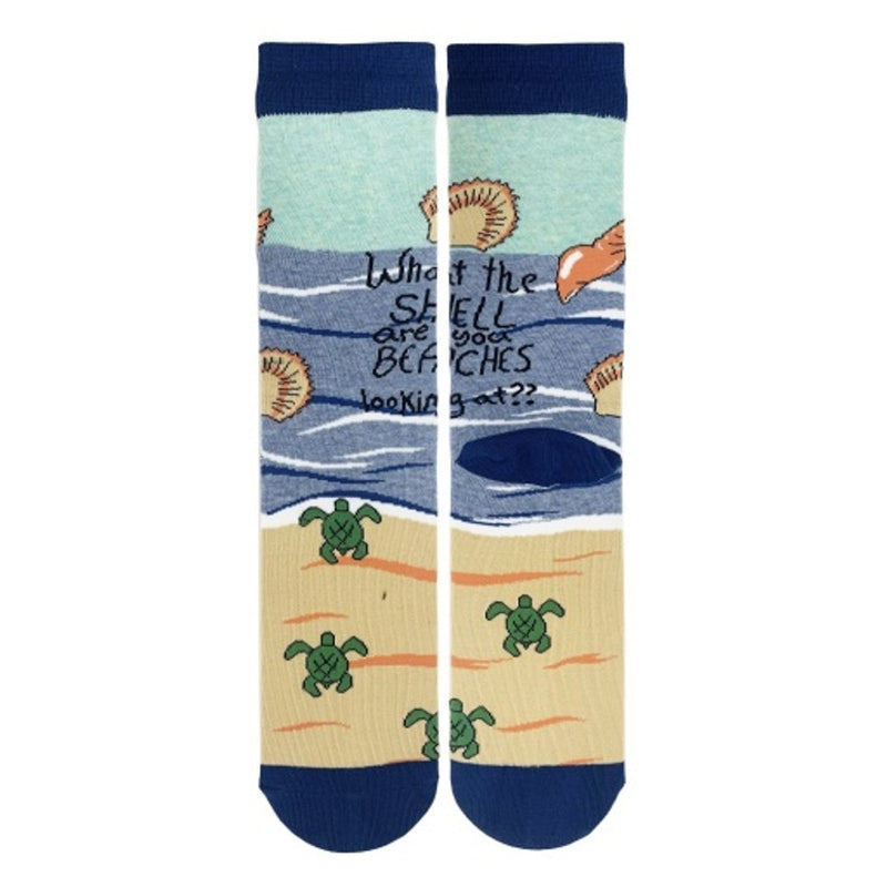 Oooh Yeah - Womens Crew Socks What the Shell