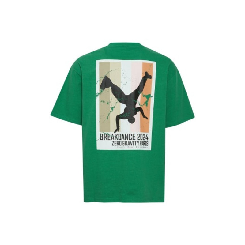 DK Company - Mens Relax Fit Graphic Tee with Breakdancing
