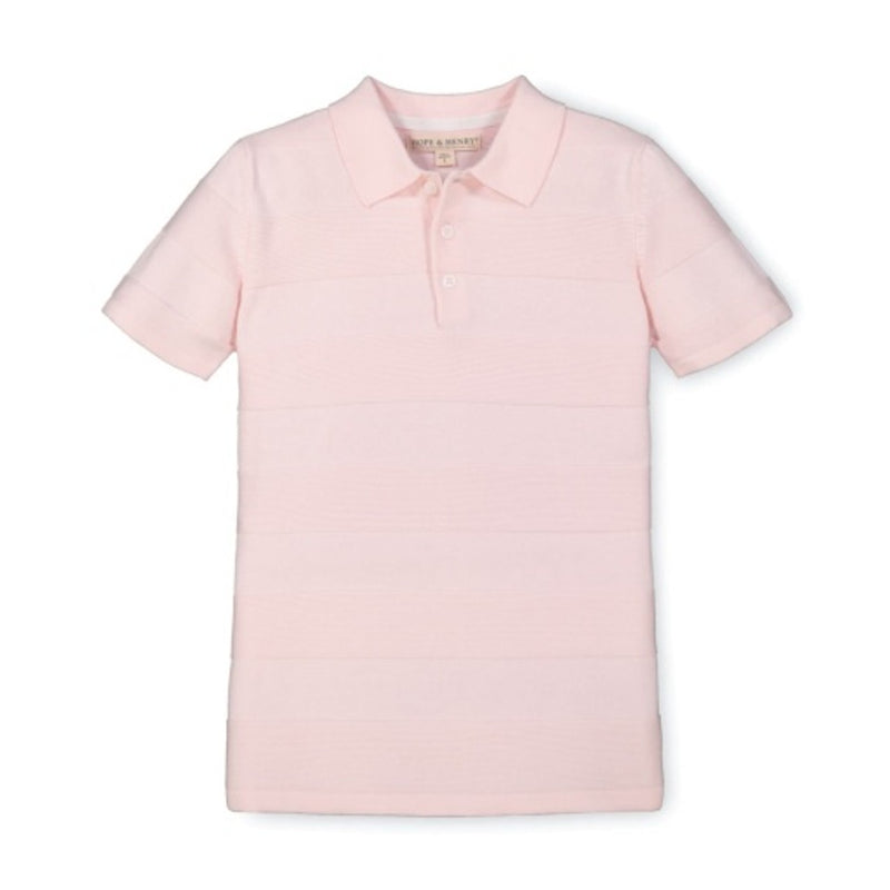 Hope & Henry - Boys Short Sleeve Organic Sweater Polo
